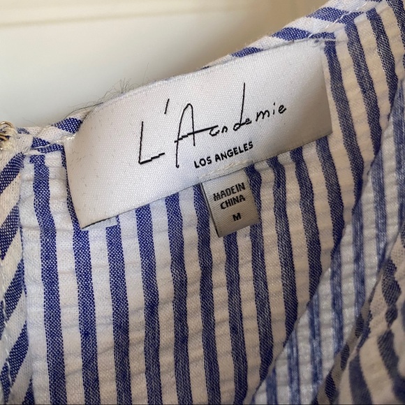 L’Academie Kenzie Top in Blue Stripe - Picture 6 of 7